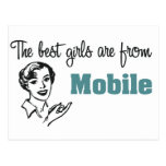 The Best Girls are from Mobile Post Card