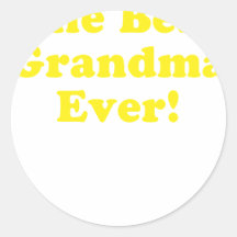 The Best Grandma Ever Stickers