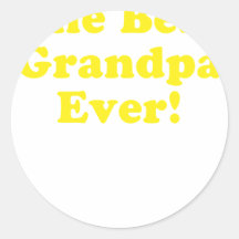 The Best Grandpa Ever Stickers