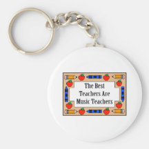 The Best Teachers Are Music Teachers Key Chains