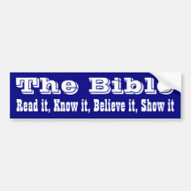 The Bible Bumper Stickers