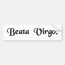 The Blessed Virgin Bumper Stickers