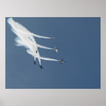 The Blue Angels Demonstration Team. Print