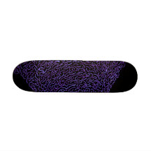 The blue worm skateboard