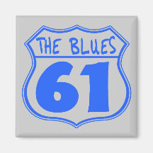 The Blues Highway 61 Fridge Magnets