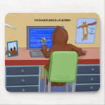 The Boundless Blue Screen Mousepad