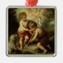 The Boys with the Shell, c.1670 Christmas Ornament