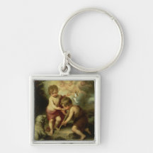 The Boys with the Shell, c.1670 Keychain