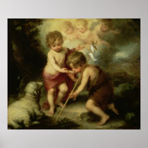 The Boys with the Shell, c.1670 Poster