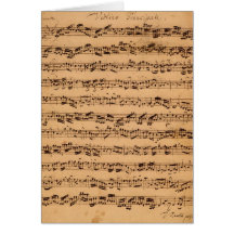 The Brandenburger Concertos, No.5 D-Dur, 1721 Greeting Cards