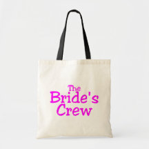 The Brides Crew (Pink) Canvas Bag