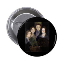 The Brontës ~ Restored Pillar Portrait Pins