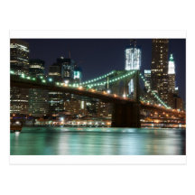 The Brooklyn Bridge - Color Post Card
