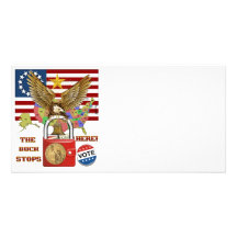 The-Buck-Stops-Here-1 Personalised Photo Card