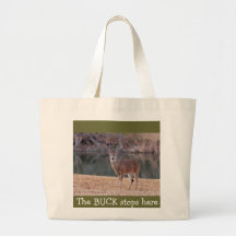 "The BUCK stops here" Tote Tote Bag