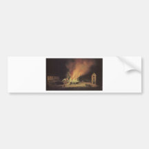 The Burning of the Harbour Master's House Bumper Sticker