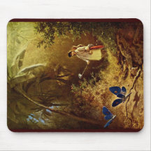 The Butterfly Hunter By Spitzweg Carl Mouse Pads