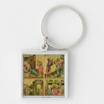 The Buxtehude Altar, right wing, 1400-10 Key Chain