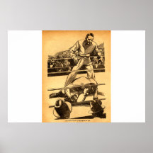 The Canvas became a blur before his eyes. Poster