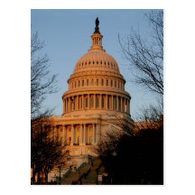 The Capital Dome at Sunset Postcard