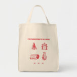 The Carnivore's Dilemma Tote Canvas Bags