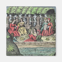 The Castle of Alamond and its Enchantments, from ' Refrigerator Magnet