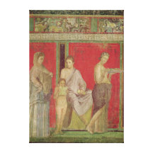 The Catechism with a Young Girl Reading Stretched Canvas Prints