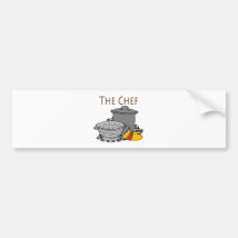 The Chef Pots and pans Bumper Stickers