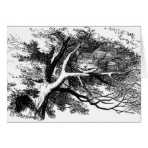 The cheshire cat card