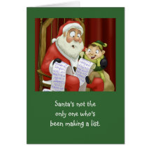 The Christmas List (Card)