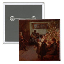 The Christmas Tree, 1911 Pinback Buttons