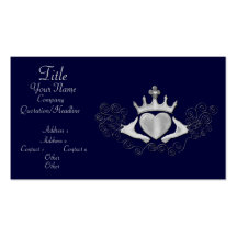 The Claddagh (Silver) Business Card
