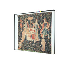 The Concert at the Fountain Canvas Print