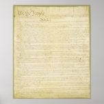 The Constitution of the United States of America Poster