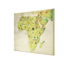 The Continent of Africa canvas prints