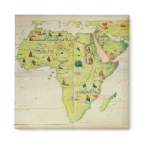 The Continent of Africa magnets