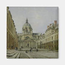 The Courtyard of the Old Sorbonne, 1886 Magnet