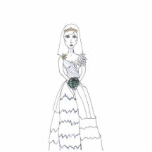 The Creepy Bride Photo Cut Out
