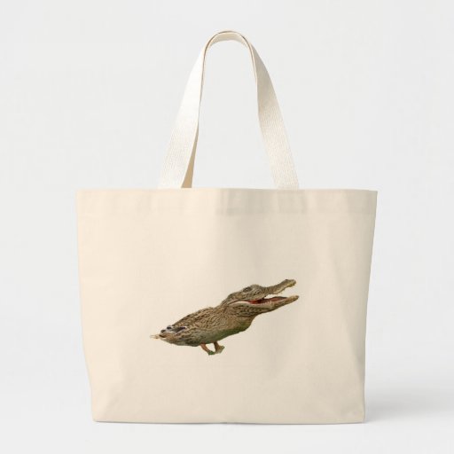 The Crocoduck Canvas Bags
