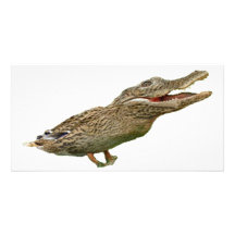 The Crocoduck Customised Photo Card