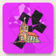 The Cross and The Chapel Coaster