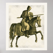 The Crusader Knight Poster