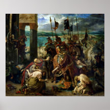 The Crusaders' entry into Constantinople Posters
