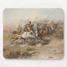 The Custer Fight Mousepad