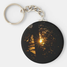 The Day Beckons at sunrise Key Chain