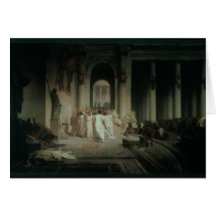 The Death of Caesar Greeting Cards