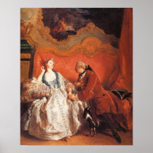 The Declaration of Love, 1735 Poster