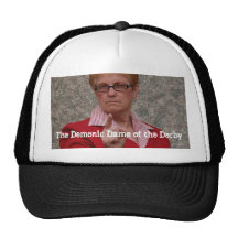 The Demonic Dame of the Derby Hat