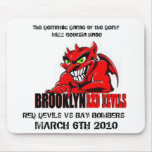 The Demonic Dame of the Derby ~ Mizz Georgia Hase Mousepad