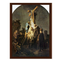 The Deposition. By Rembrandt Van Rijn Post Cards